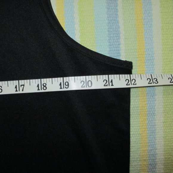 New Ashley Stewart Basic Black Tank Top 18/20 - Picture 5 of 9